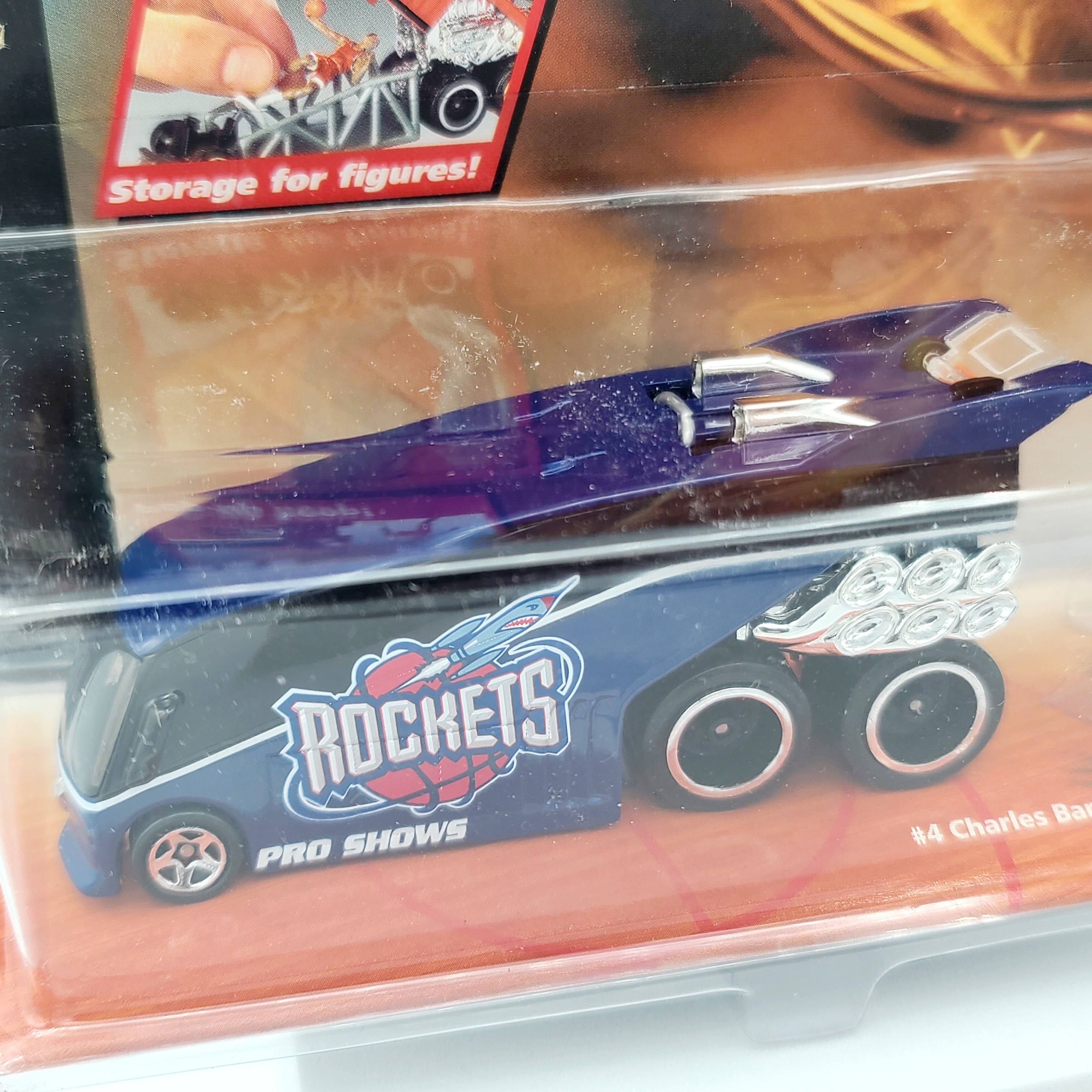 Hot Wheels VW Drag Bus - Houston Rockets, Barkley / Olajuwon (1998 HW Pro Show - Court Collection)